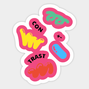 Contrast Sticker